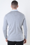 Clean Cut Copenhagen Merino Wool Crew Strikke Light Grey Mel