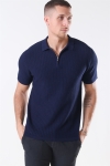 Jack & Jones Blabristol Strikke SS Polo Maritime Blue