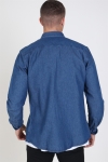 Only & Sons Basic Denim Skjorte Dark Blue Denim
