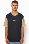 Woodbird Flans Sport Tee Navy-ecru