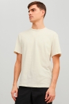 Jack & Jones Soft Linen Tee SS Crew Tofu