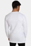 Basic Brand Placket LS T-skjorte White