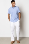 Clean Cut Copenhagen Valencia Stretch Shirt S/S Light Blue