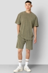 Clean Cut Copenhagen Alberto Terry Shorts Dusty Green