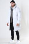 Rains Long Puffer Jakke Off White