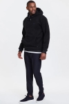 Les Deux Piece Fleece Hoodie Black