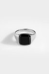 Northern Legacy Black Onyx SignatKlokkee Ring Silver