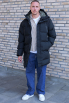 Jack & Jones Alpha Long Puffer Black