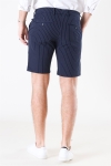 Les Deux Como Light Pinstripe Shorts Dark-Navy/Provincial Blue