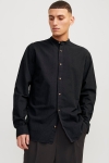 Jack & Jones Summer Band Linen Shirt LS Black