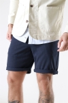 Woodbird Steffen Mel. Shorts Navy Mel.