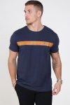 Clean Cut Axel Logo T-skjorte Navy