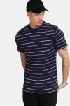 Only & Sons Leonard Stripe SS T-skjorte Majolica Blue