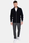 Clean Cut Osin Zip Cardigan Strikke Navy