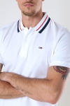 TJM CLASSICS TIPPED STRETCH POLO White