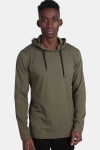 Basic Brand Hooded T-skjorte Army