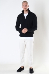 Jack & Jones JPRBLAPERFECT KNIT HIGH NECK ZIP SN Black