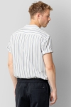 Clean Cut Copenhagen Bowling Harrison S/S Blue Stripe