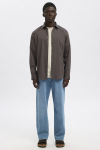 Selected Performance Stretch LS Shirt Morel Mixed Black