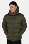 Klokkeban Classics Hooded Boxy Puffer Jakke Olive