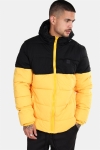 Klokkeban Classics Hooded 2-Tone Puffer Jakke Chrome Yellow/Black