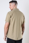 Solid Allan SS Linen Shirt Sand