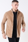 Kronstadt Johan Soft CordKlokkeoy Overshirt Khaki