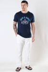 Jack & Jones JJELOGO TEE SS O-NECK 2 COL AW22 SN Dark Navy