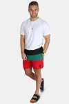 Urban Classics Color Block Badebukse Firered/Black/Green