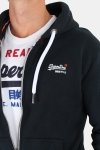 Superdry Orange Label Zip Hoodie Eclipse Navy