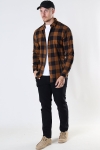 Jack & Jones JJEGINGHAM TWILL SHIRT L/S NOOS Rubber