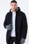 Only & Sons Yanick Teddy Hood Parka Jakke Black