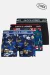 Jack & Jones JACFLOWER TRUNKS 3 PACK.NOOS Black