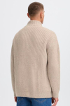 Solid Tiles Pullover Oatmeal Melange