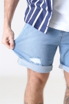 Denim Project Mr Orange Denim Shorts Light Blue Destroy