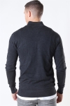 Jeff Argento Half Zip Strikke Charcoal