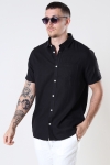 Solid Allan SS Linen Shirt True Black
