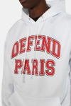 Defend Paris 92 Hoodies Genser Capuche White