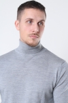 Clean Cut Copenhagen Merino Wool Roll Strikke Light Grey Mel