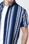 Kronstadt Johan big stripe s/s Navy