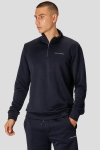 Clean Cut Copenhagen Justin Track Half Zip Navy