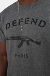 Defend Paris Paris T Shirt Grey