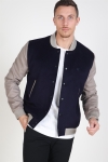 Les Deux Varsity Bomber Jakke Navy