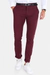 Kronstadt Daniel Stretch Chino Bukser Dark Bordeaux