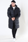 Rains Long Puffer Jacket Black