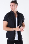 Jack & Jones Sheridan Skjorte S/S Black Denim