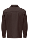 ONLY & SONS Tile Corduroy Shirt Coffee Bean