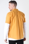Clean Cut Copenhagen Cotton / Linnen Shirt S/S Pale Orange