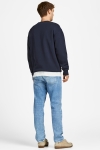 Jack & Jones COPENHAGEN BIG  SWEAT CREW NECK Navy Blazer