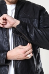 Gabba Bailey One Leather Jacket Black